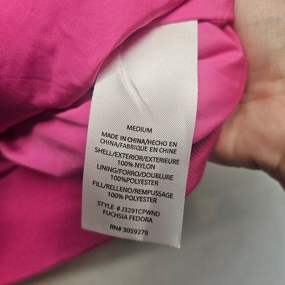 Thread & Supply Pink Nylon Crop Puffer Vest - Picture 4 of 7